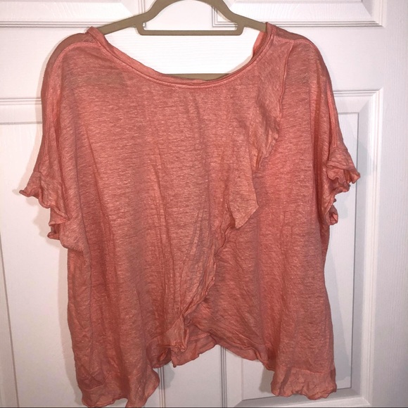 Anthropologie Open Back Blouse with Ruffles - Picture 3 of 3